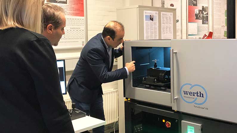 Metrologic indvier ny kompakt CT-scanner fra Werth Messtechnik på DTU Mekanik